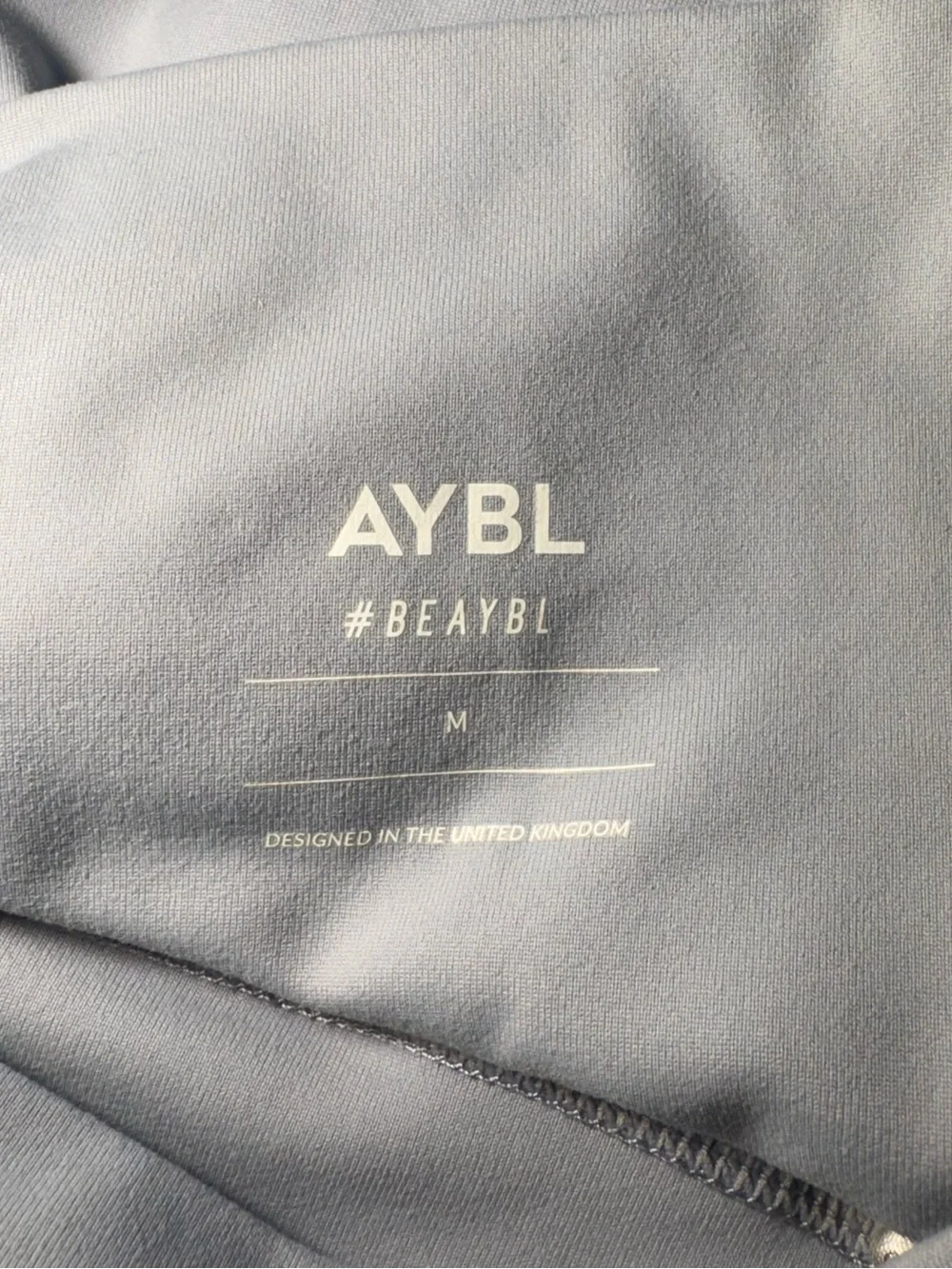 AYBL gym gray biker shorts size M 🫧